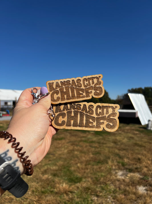 KC Chiefs keychain